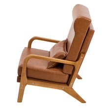 Mayfield Faux Leather Armchair